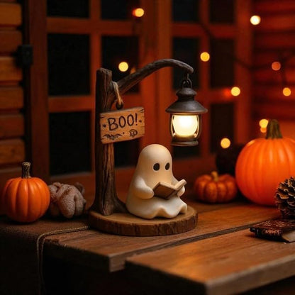 👻📚 CUTE GHOST READING LAMP