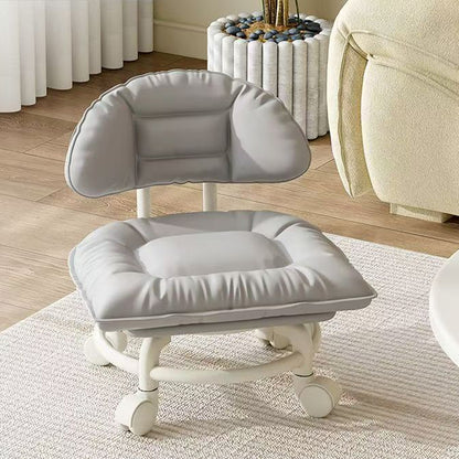 🪑Rolling Low Stool with Backrest – Padded seat & silent casters – Perfect for workshops, garages or studios – comfortable and mobile 🛠️✨