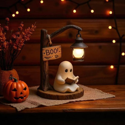 👻📚 CUTE GHOST READING LAMP
