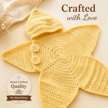 👶 StarSnuggle™ Handmade Knitted Starfish Baby Sleeping Bag