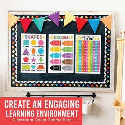 🏫BACK-TO-SCHOOL SALE: COLORFUL EDUCATIONAL POSTERS — SET OF 15!🏫