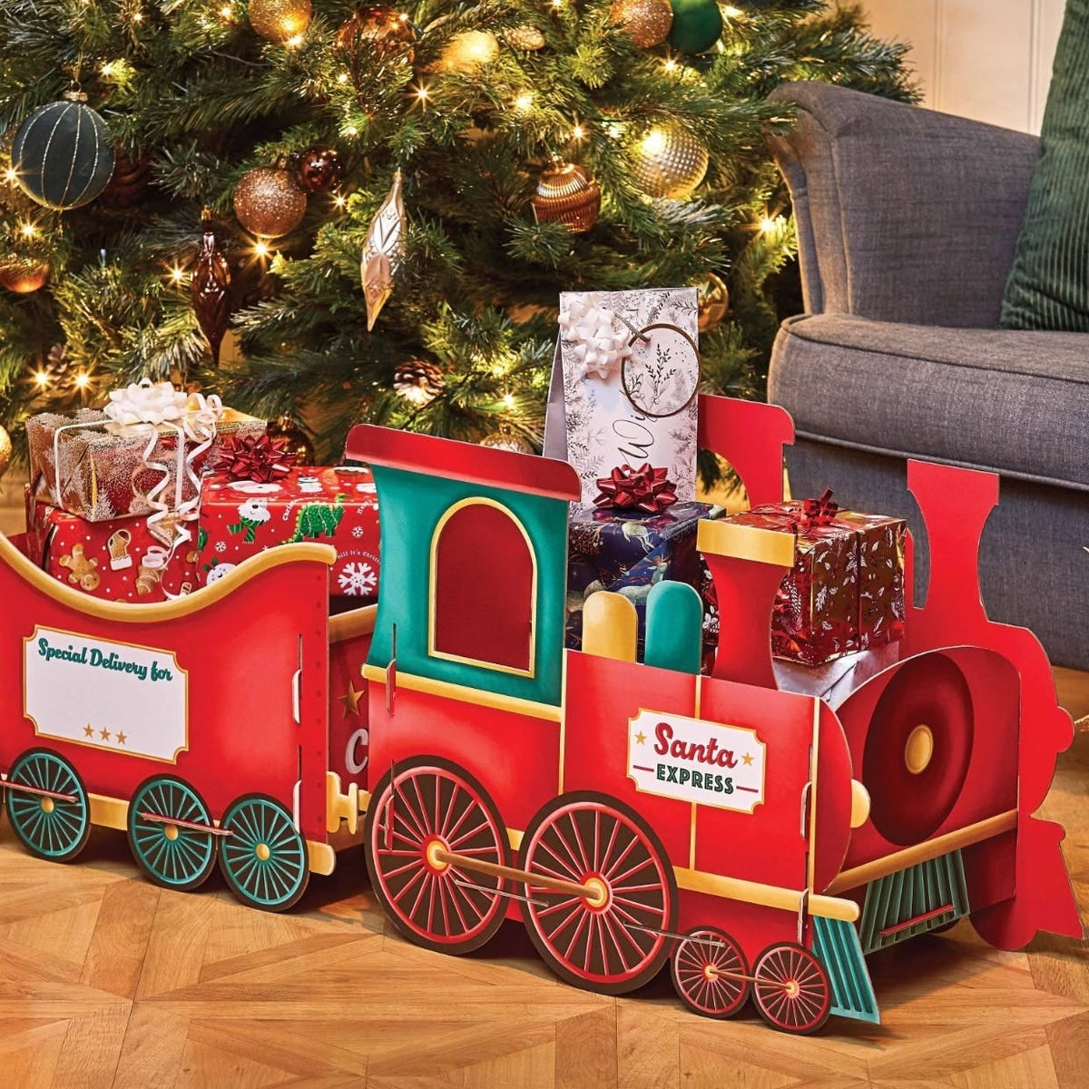 🔥Christmas Sale🎁Santa's Christmas Presents Train Gift Box — Spark Instant Holiday Wonder and Unforgettable Joy