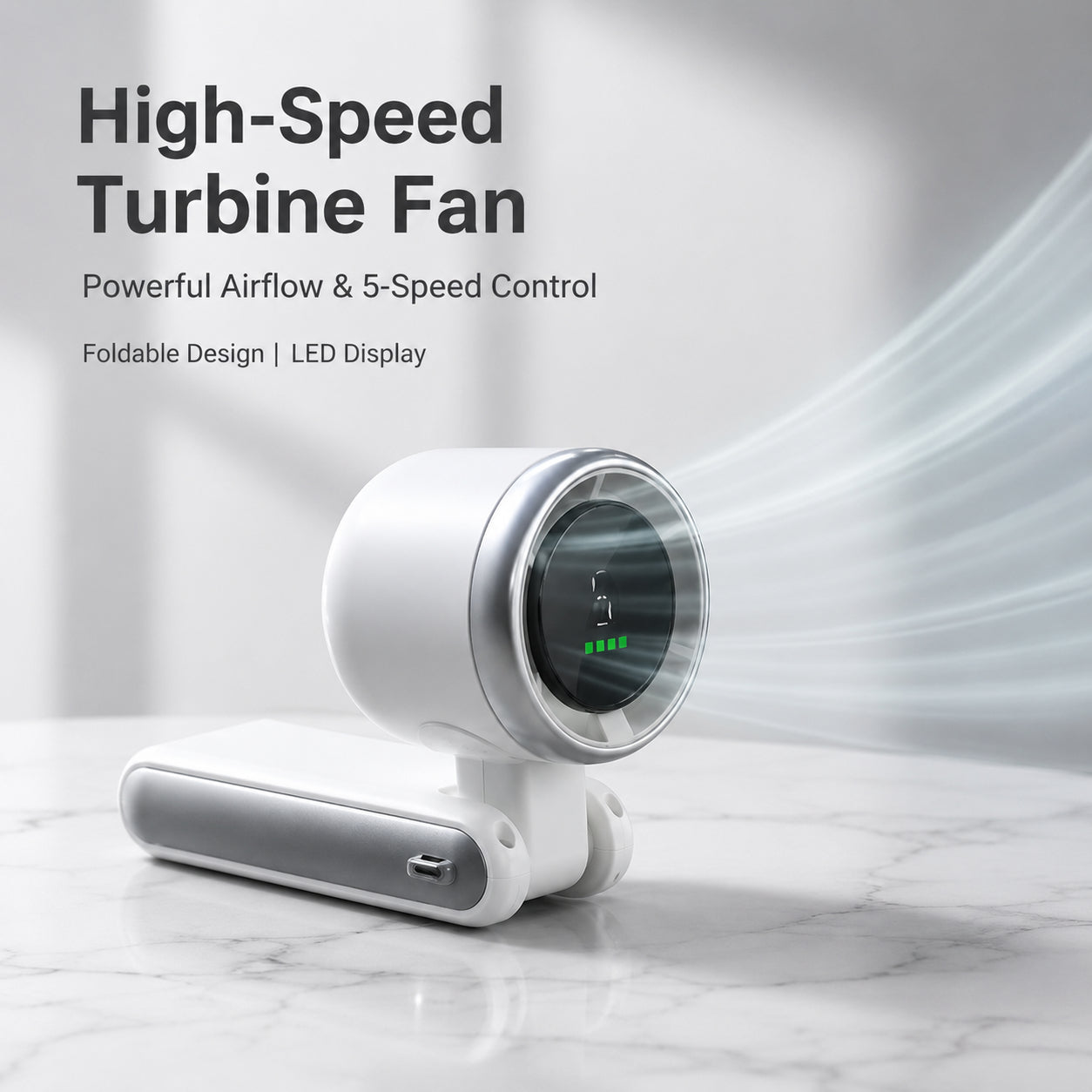 🔥Beat the Heat Anywhere with the Powerful 3-In-1 Mini Turbo Fan