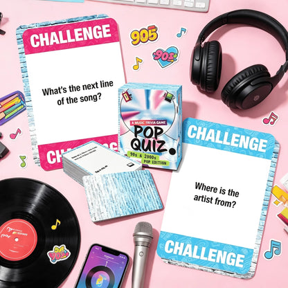 Lyrics Pop Quiz Pop Quiz 90s & 2000s Edition Music Trivia Game