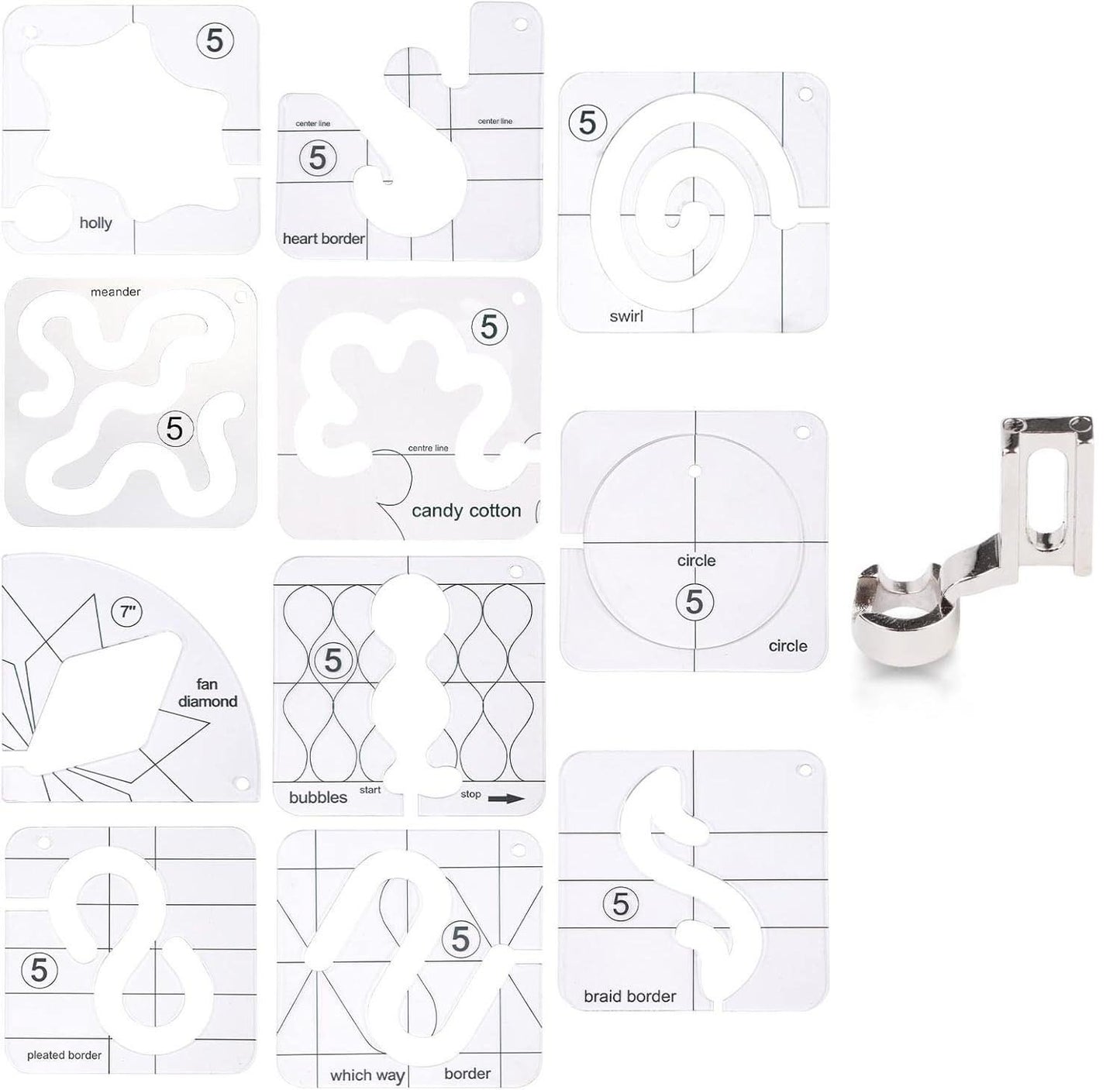 🥰🥰 2025 Motion Garment Ruler Set (11 PCS)+ Foot attachment