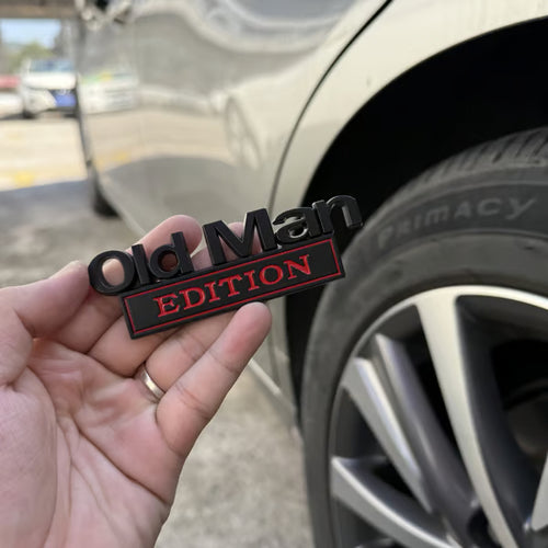 🔥2026 Summer Sale - 🚗 Old Man/Lady Edition Car Emblem