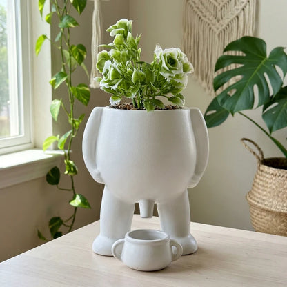 Creative Reclining Lady Succulent Planter Pot