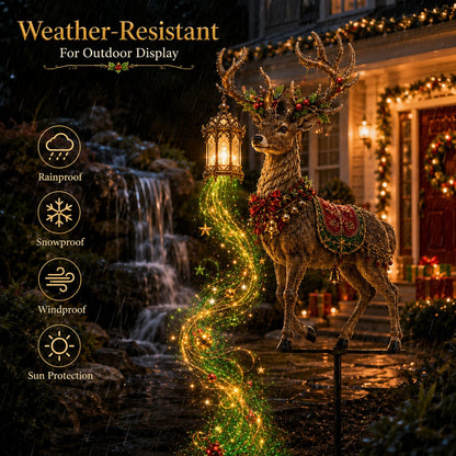 ✨🦌Light-Up Reindeer Christmas Yard Stake