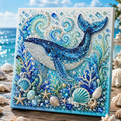 🌊✨💯Ocean Theme Pearl Art DIY Kit – Relaxing DIY Craft to Create Stunning Coastal Artwork