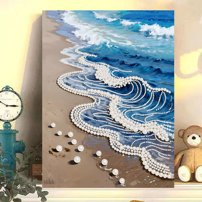 ⚡️Buy 2 Free Shipping🏰✨DIY Beaded Art Kit - Castle Pearl Painting