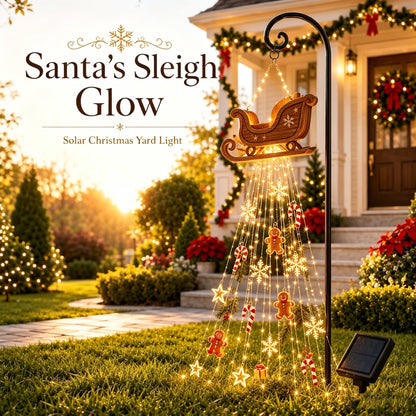 🎄 Gingerbread Magic Solar Holiday Yard Light
