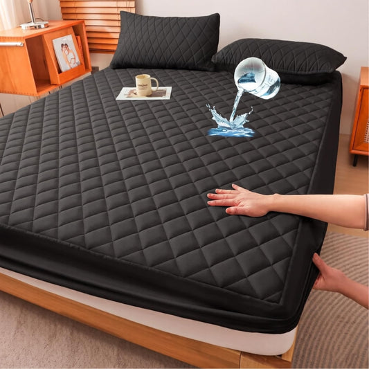 🛏️HOLIDAY SALE: 1-PACK WATERPROOF MATTRESS PROTECTOR — QUEEN SIZE, DEEP POCKET, NOISELESS!🛏️