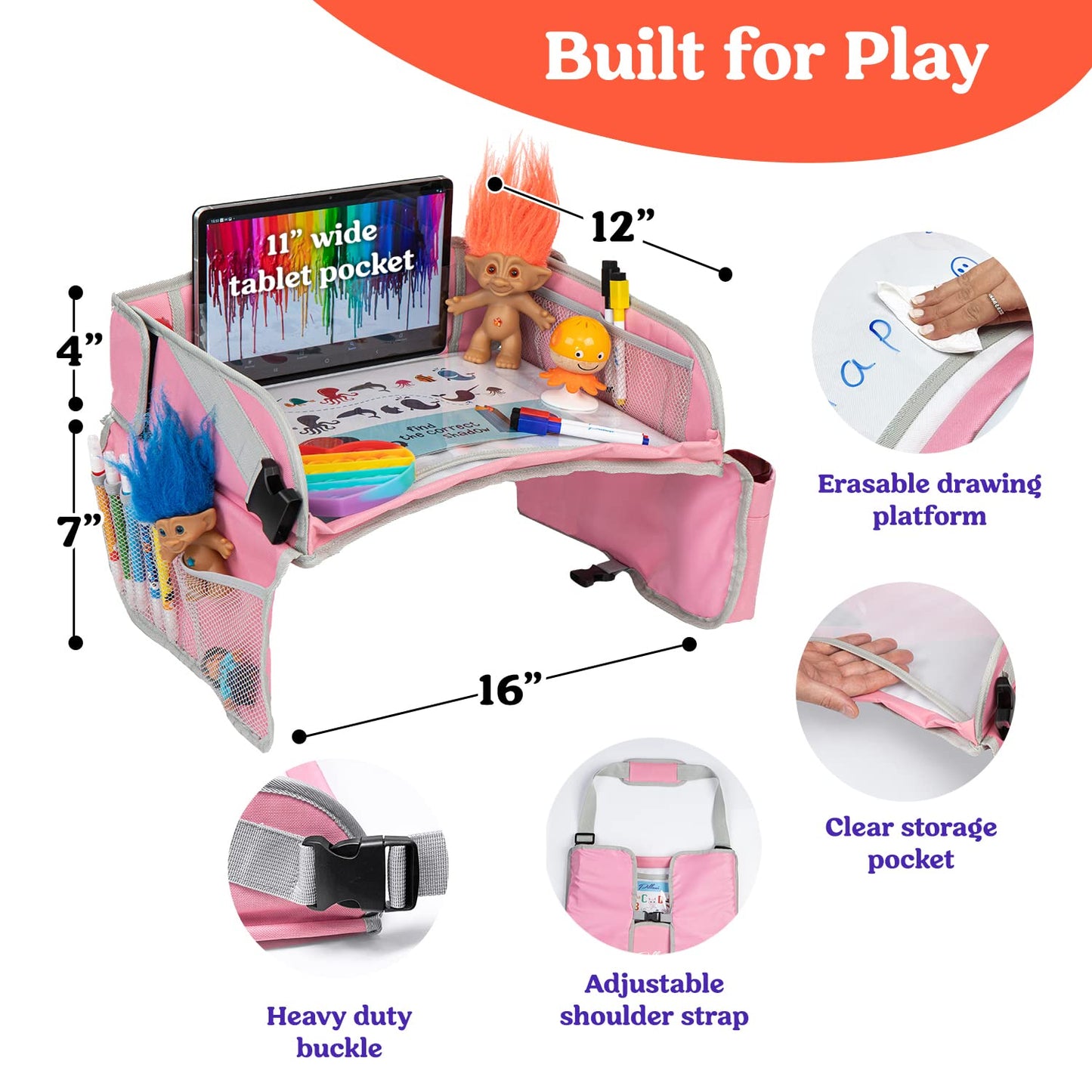 🧸🚗Kids Travel Tray for Car