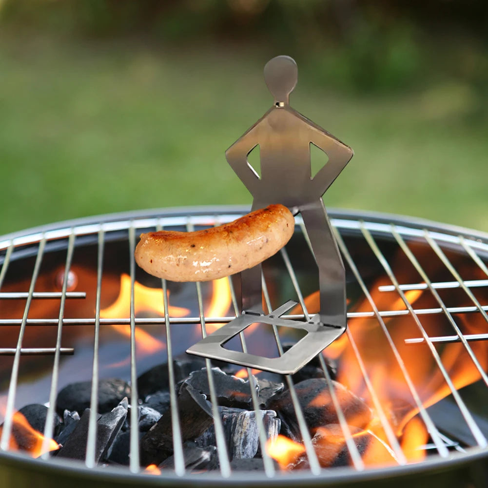🍖 Funny Sausage Holder for BBQ & Camping