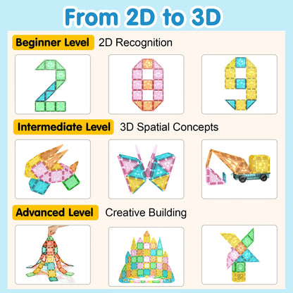 🧩BACK-TO-SCHOOL SALE: MAGNETIC BUILDING SET — STEM LEARNING MADE FUN!🧩