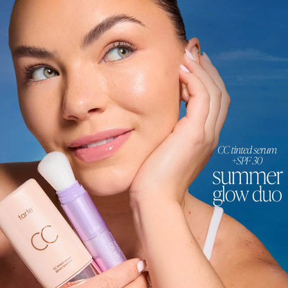 ✨HOLIDAY GLOW UP: CC COLOR-CORRECTING TINTED SERUM + SPF 30 POWDER — THE LAZY GIRL'S SECRET TO FLAWLESS SKIN!✨