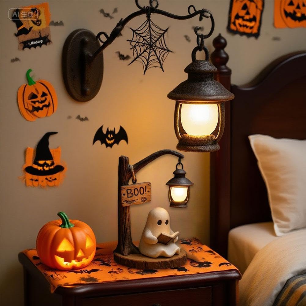 👻📚 CUTE GHOST READING LAMP