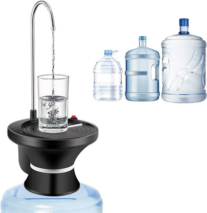 USB Electric Water Dispenser Pump for 5-Gallon Bottles, Portable Auto-Flow