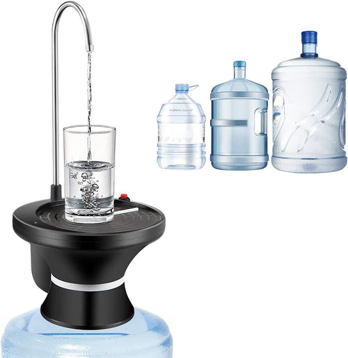 USB Electric Water Dispenser Pump for 5-Gallon Bottles, Portable Auto-Flow