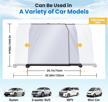 🚗☀️ VALORS™ AUTO RETRACTABLE WINDSHIELD SUN SHADE
