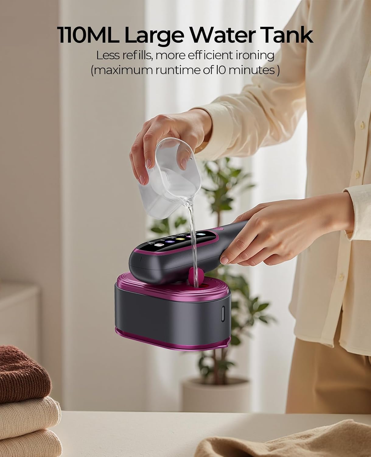 👔 1200W Travel Clothes Steamer