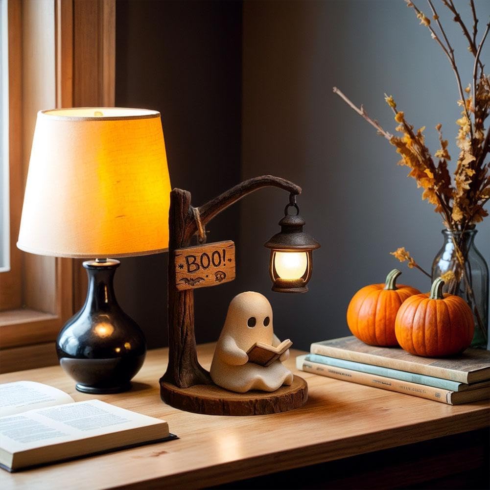 👻📚 CUTE GHOST READING LAMP