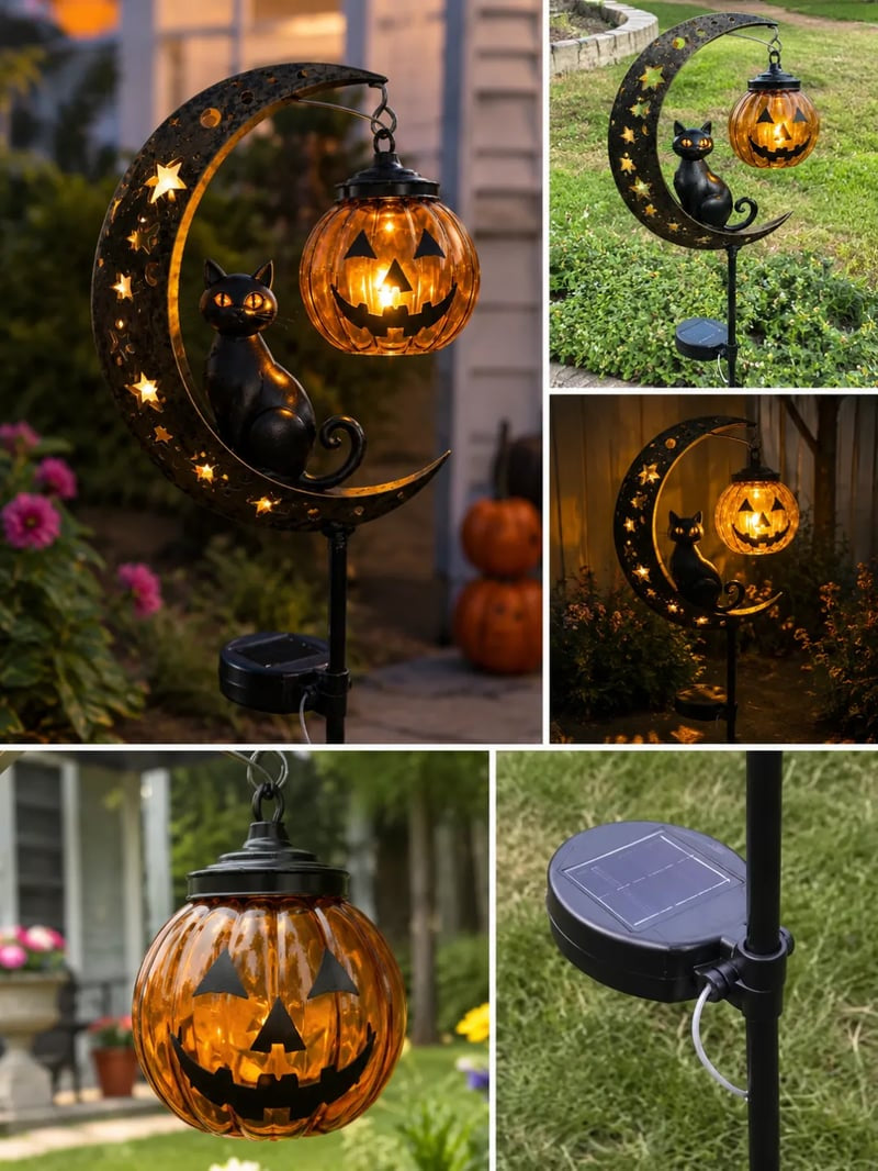 🎃Pumpkin Moon Garden Stake Light