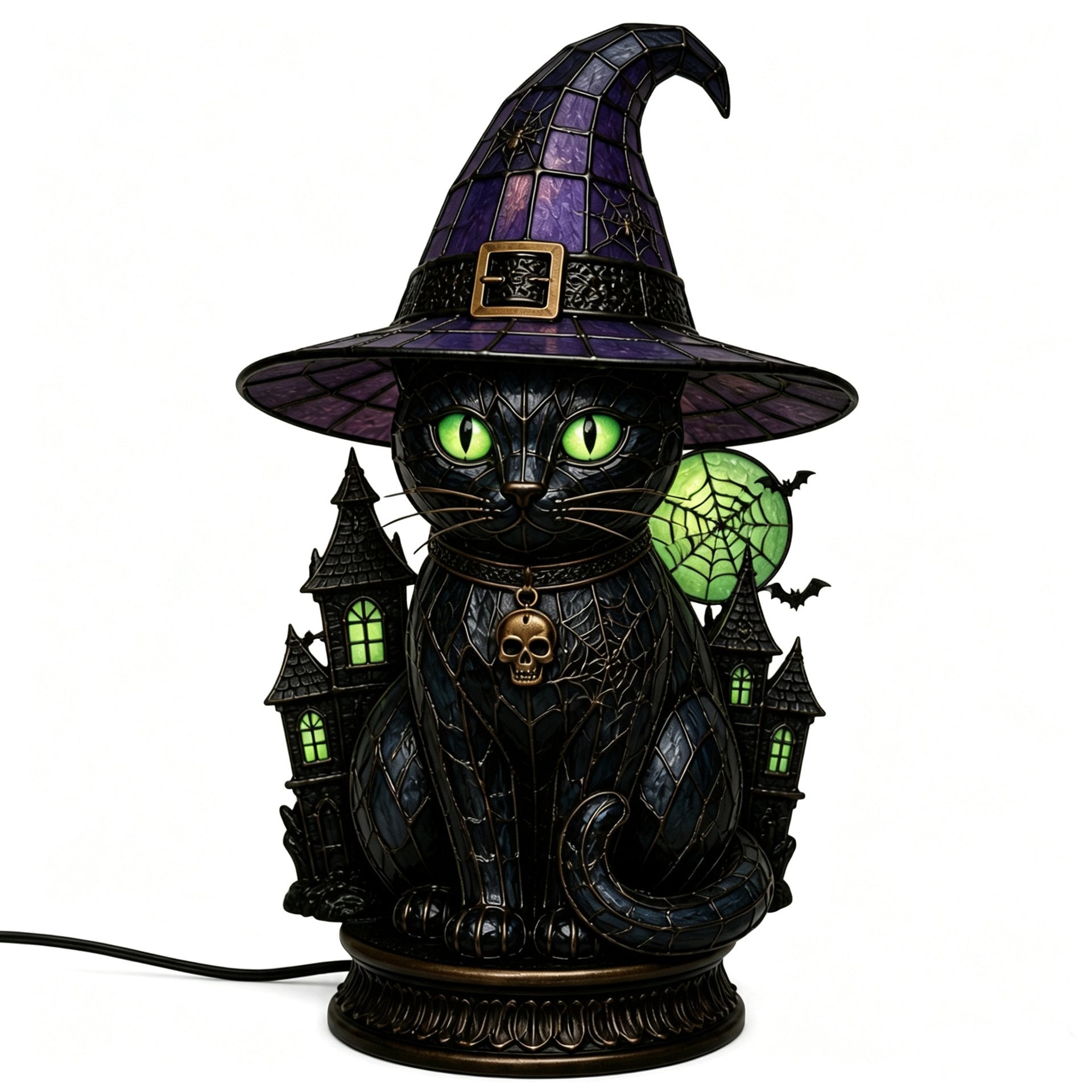 Skull Cat Witch