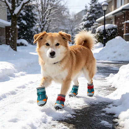 Dog Shoes with Built-in Lights
