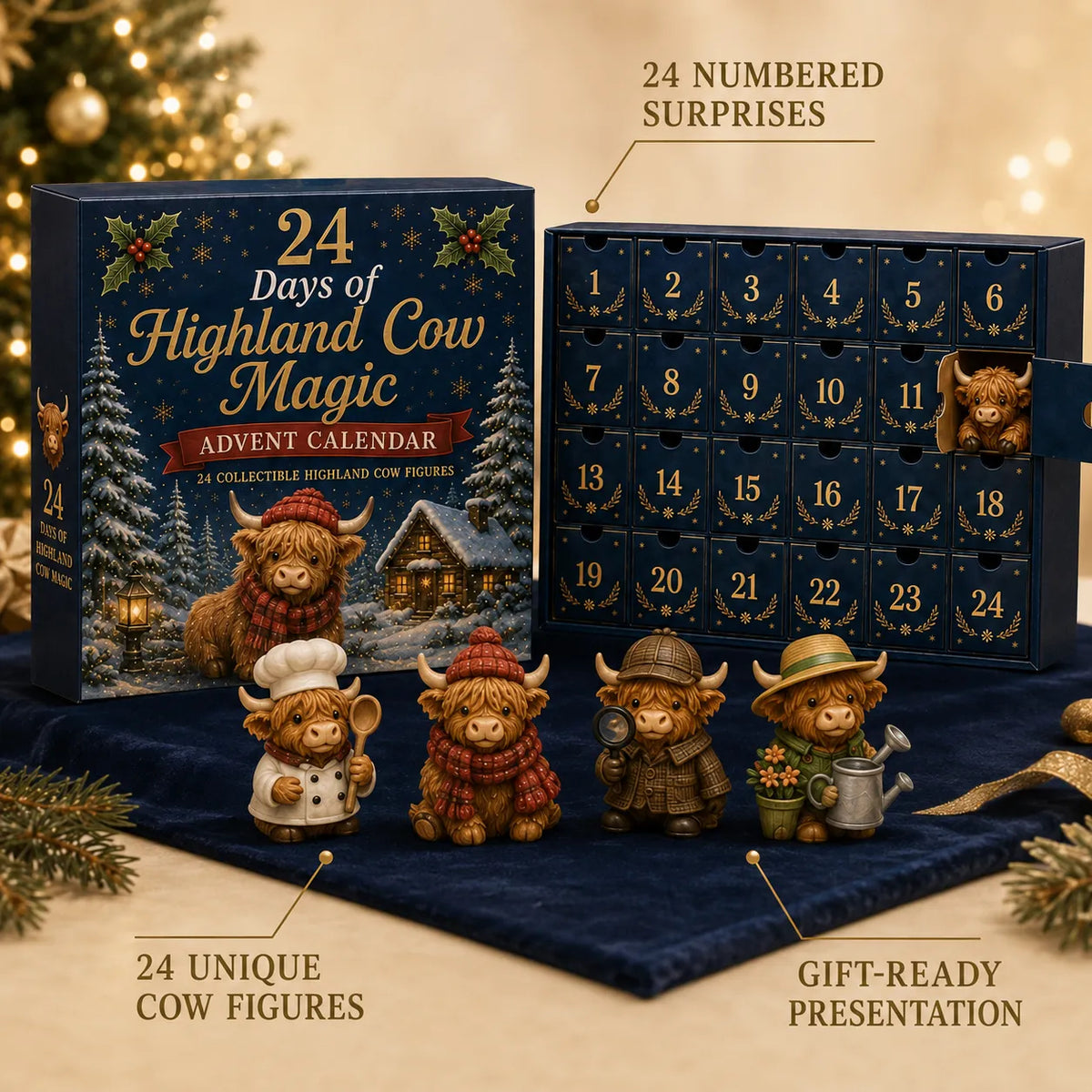 🐮 24 Days of Highland Cow Advent Calendar