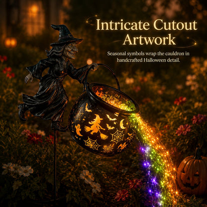 🔥Buy 2 Free Shipping🎃Halloween Witch Cauldron Garden Light