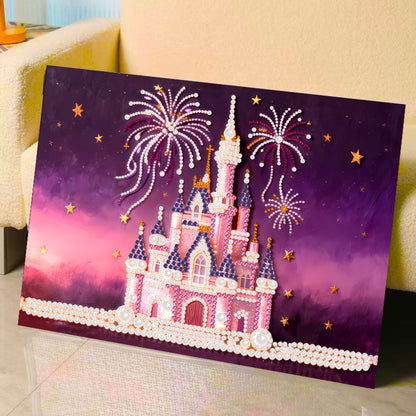 ⚡️Buy 2 Free Shipping🏰✨DIY Beaded Art Kit - Castle Pearl Painting