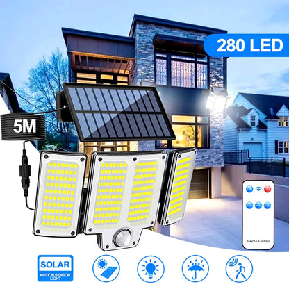 Smart Sensor Solar Outdoor Courtyard Wall Light
