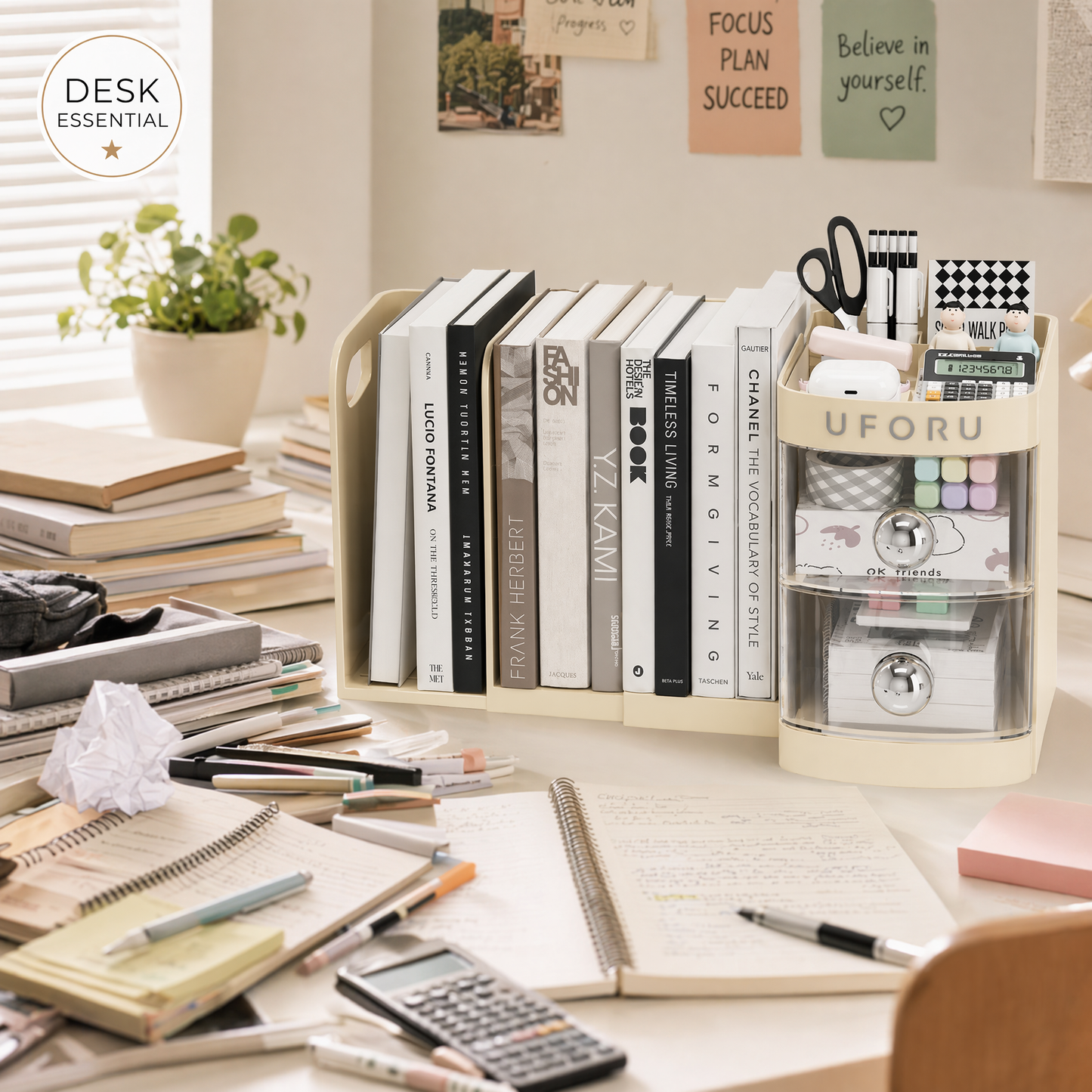 Adjustable Bookshelf Desktop