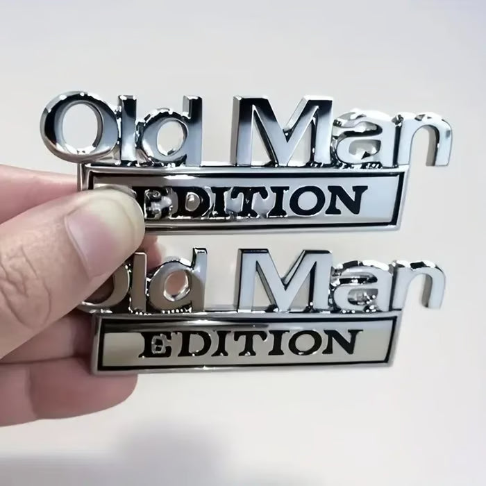 🔥2026 Summer Sale - 🚗 Old Man/Lady Edition Car Emblem