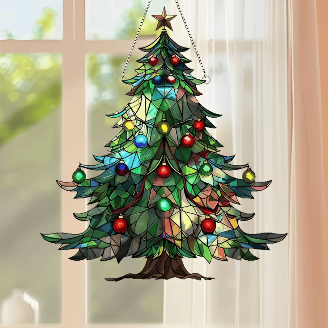 🔥Christmas Sale🎁🎄🌈Christmas Tree Sun Catcher