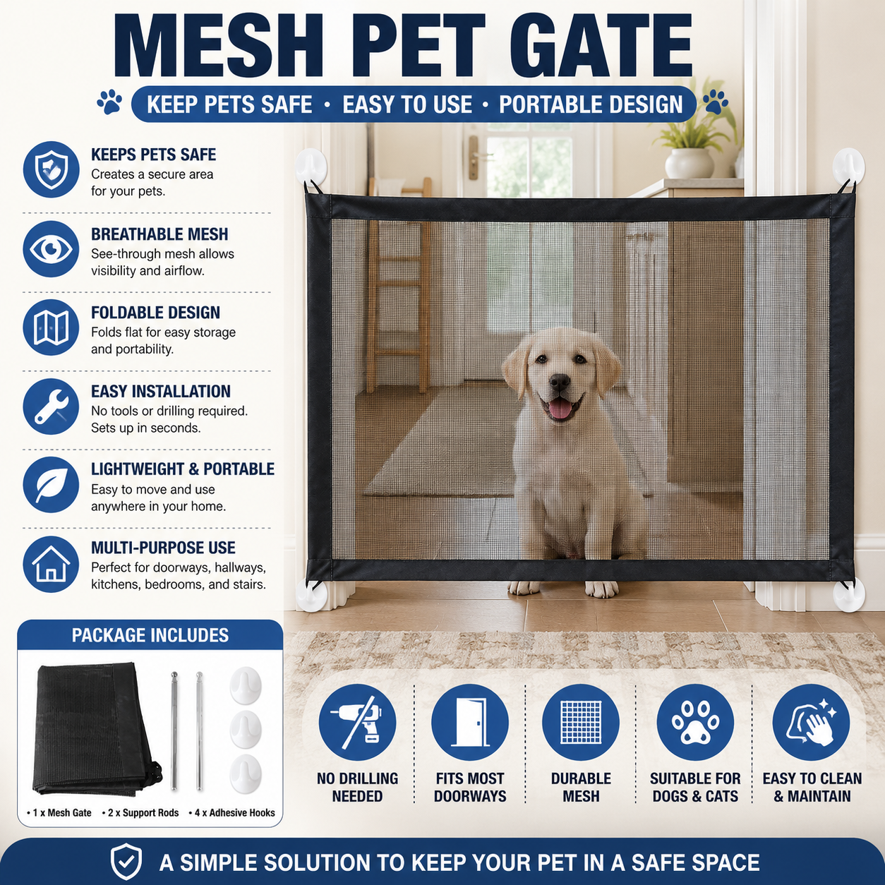 Magic Gate Portable Folding Safe Guard