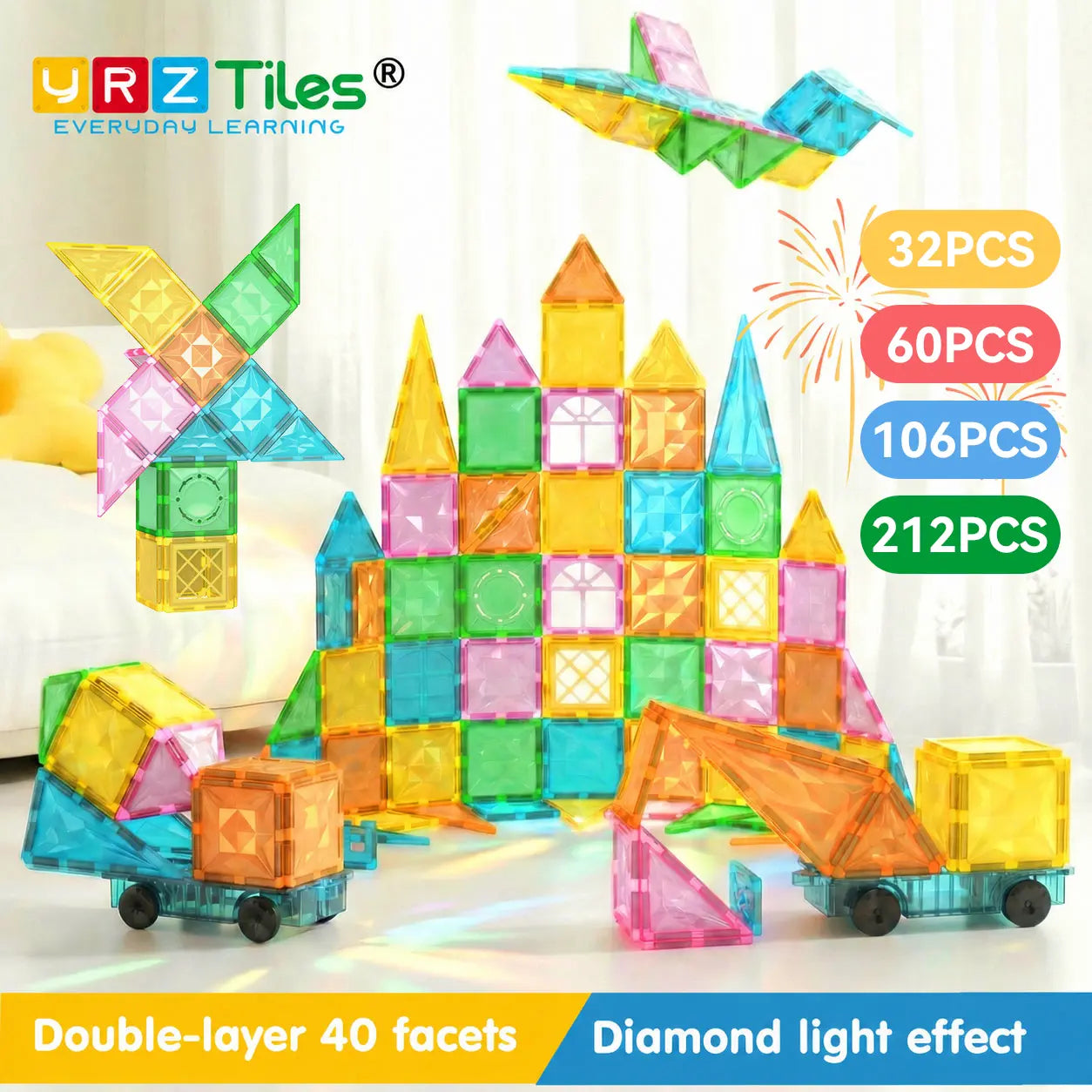 🧩BACK-TO-SCHOOL SALE: MAGNETIC BUILDING SET — STEM LEARNING MADE FUN!🧩