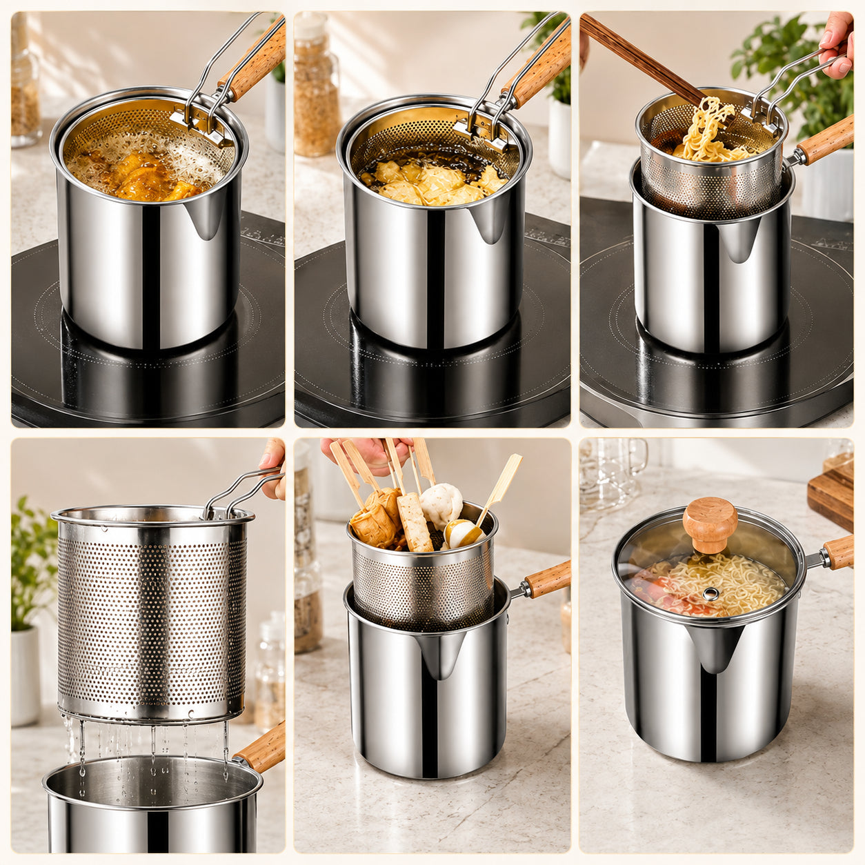 🍟 Home Mini Deep Fryer – Skip Takeout, Make Fresh Fries & Snacks Anytime