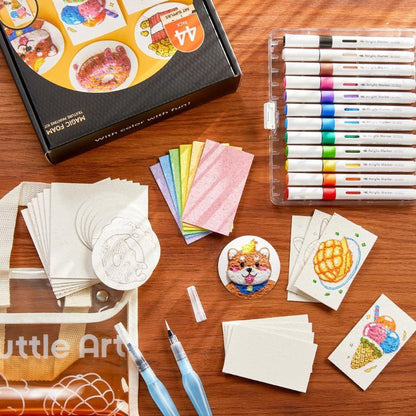 MagicPop™ 3D Texture Painting Kit – Color, Add Water & Watch It Rise