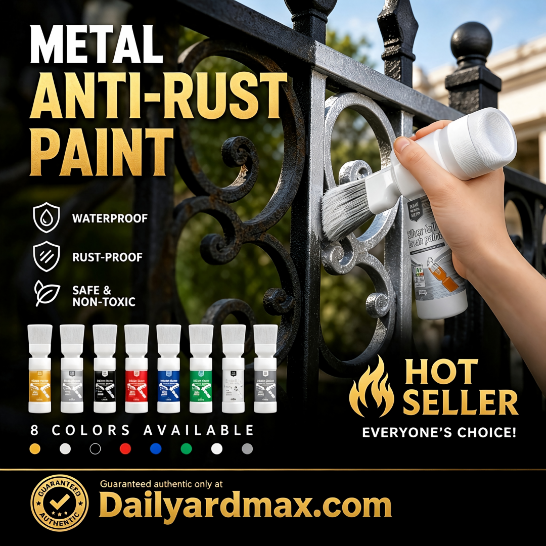 ⏳Time-Limited Special⏰Refresh paint surfaces in one simple spray!✨🏠Water-Based Metallic Silver Paint with Built-in Brush💥👍