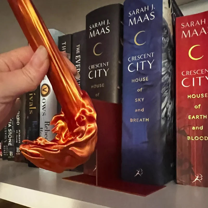 Dragon Flame Bookshelf – Decorative Bookend
