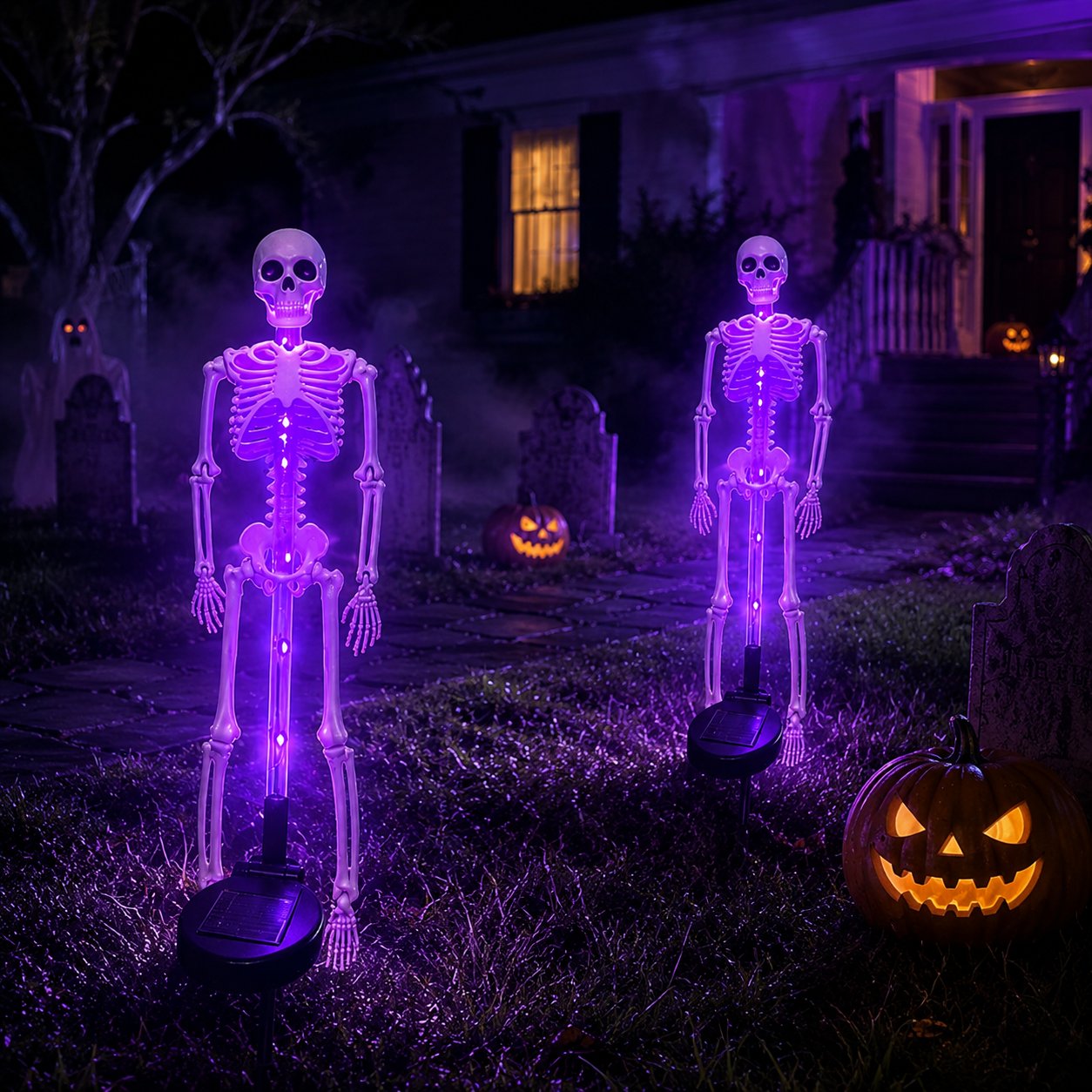 🎃 Halloween Early Bird Sale 🔥💀 Solar Skeleton Yard Stake