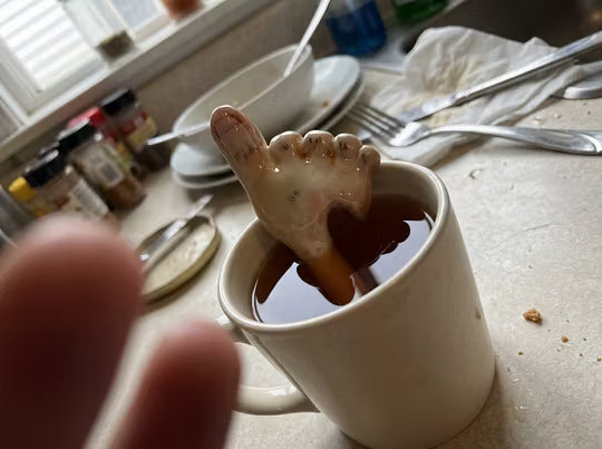 Holiday Special: Handmade Quirky Ceramic Foot Straw