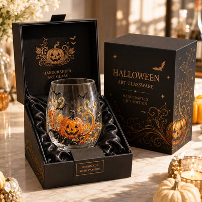 🎃 3D Halloween Artisan Glassware Collection