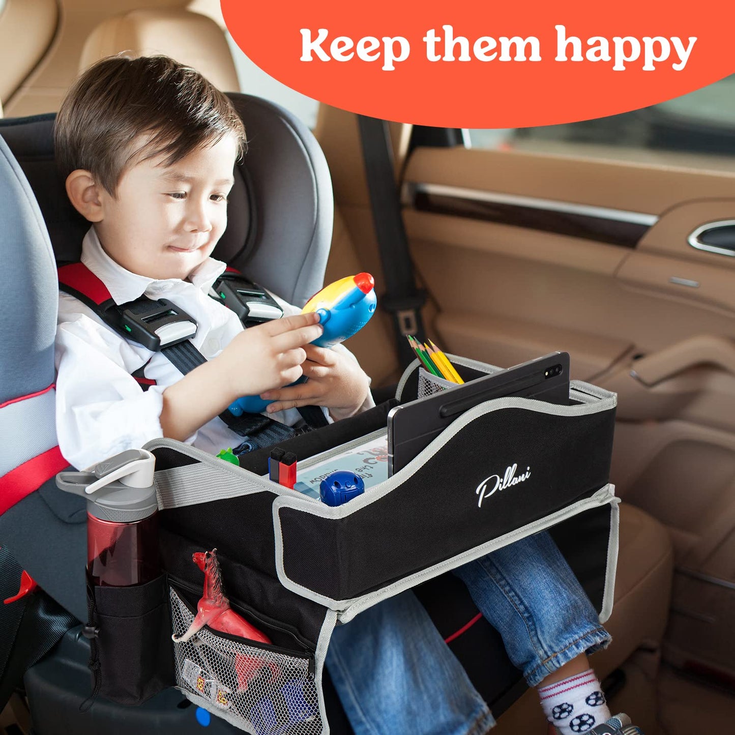 🚗 Make Every Trip More Fun With a Kids Travel Tray!