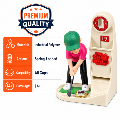 Golf-themed creative bottle opener