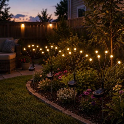🐝✨8 LED Solar Powered Firefly Light - IPS65 Waterproof