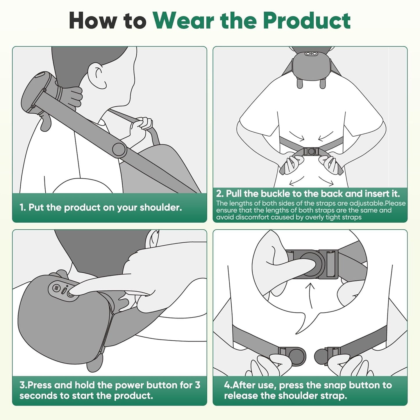 💆 Rechargeable Electric Shoulder Massager
