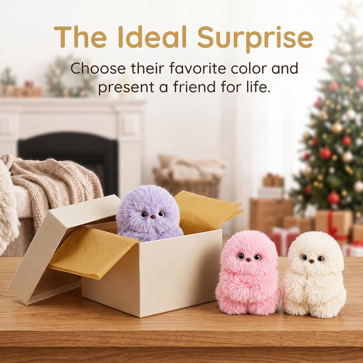🦉 Fluffy AI Companion™ – Interactive Talking Plush Bag Charm That Responds to Your Touch